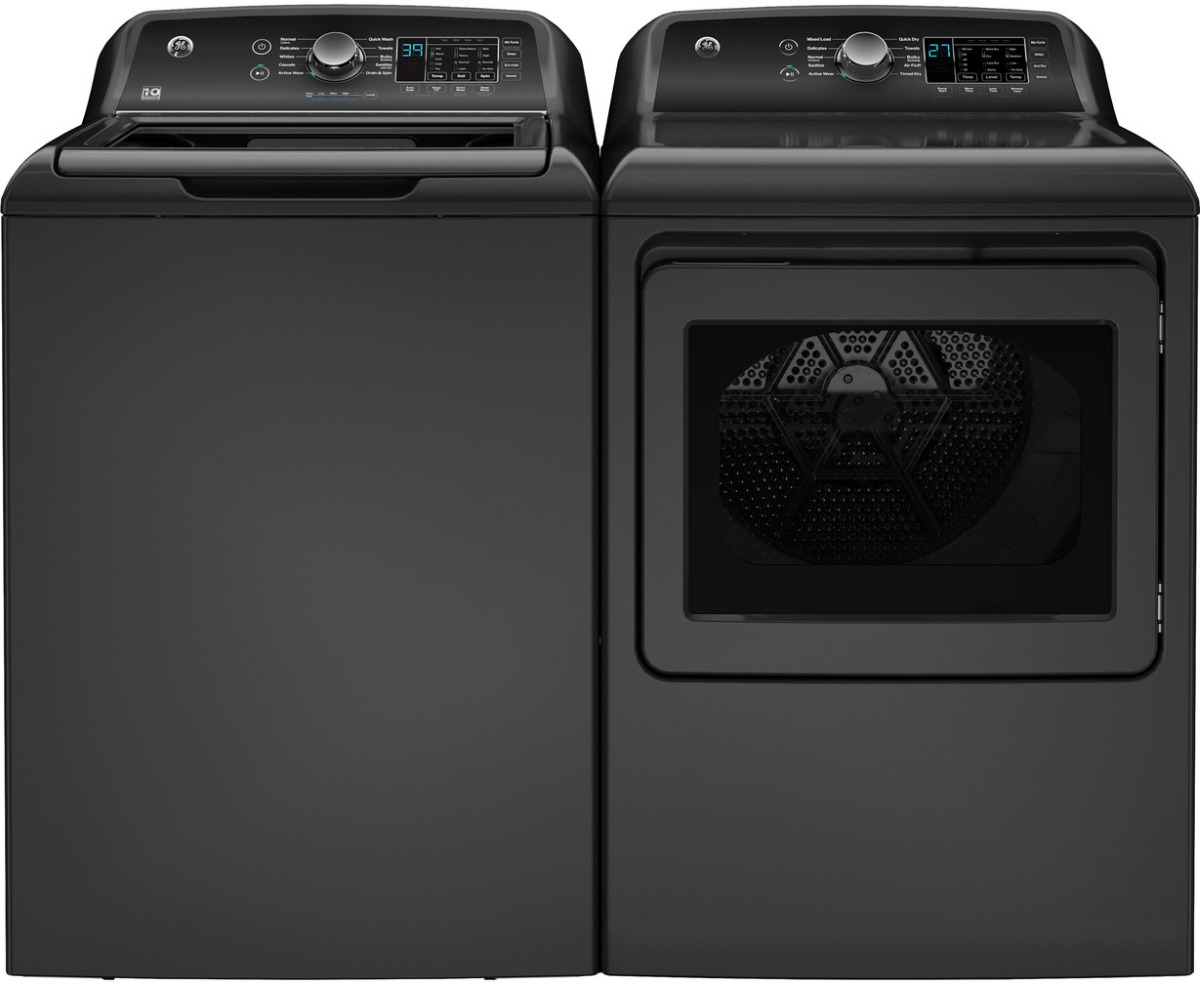 GE® 4.5 Cu. Ft. Diamond Gray Agitator Top Load Washer with Water GE® 4.5 Cu. Ft. Diamond Gray Agitator Top Load Washer with Water