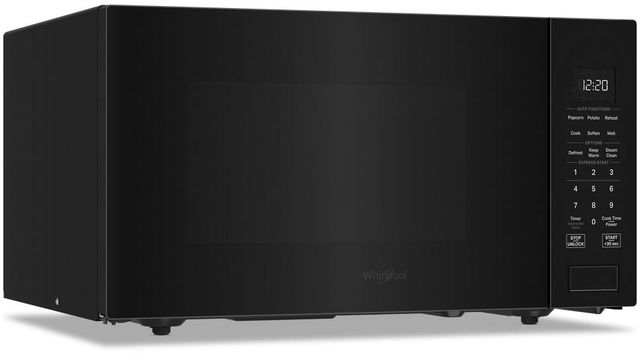 Whirlpool® 1.6 Cu. Ft. Black Sensor Cooking Countertop Microwave-2