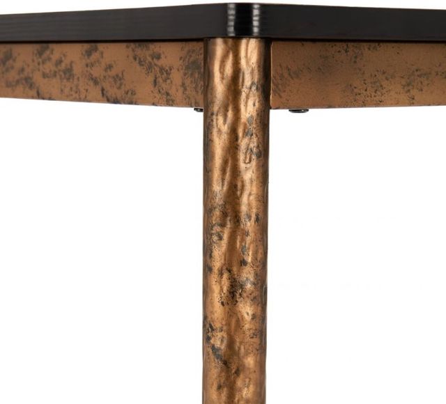 Zuo® Modern Nida Black Bar Table with Bronze Base-3