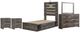 Signature Design by Ashley® Drystan 5-Piece Brown Rustic Twin Youth Storage Bed Set-0