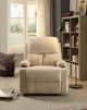 ACME Furniture Rosia Beige Manual Recliner-1