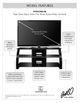Bell'O® Home High Gloss Black TV Stand-4