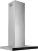 Broan® BWT1 Series 30" Stainless Steel with Black Glass Wall Mounted Range Hood-0