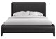 Bernards Elure Peppercorn Waterfall King Panel Bed-2