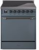 Ilve® Nostalgie II Series 30" Blue Grey Pro Style Induction Range-0