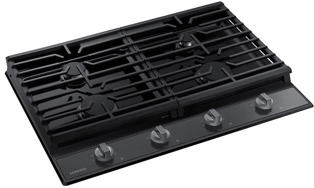 Samsung 30" Fingerprint Resistant Black Stainless Steel Gas Cooktop-2
