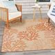 Nourison Home™ Garden Oasis Coral 5'x7' Style 2 Area Rug-1