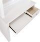 Mazin Furniture Meghan White Writing Desk with Hutch-3