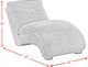 Elements International Dominick II Masis Black Chaise-2