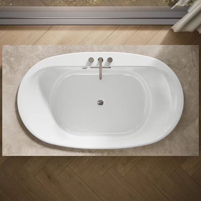 KOHLER® Underscore® White 71.5" x 41.5" Drop-in Bath with Bask® Heated Surface-3