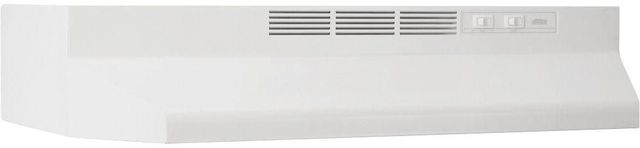 Broan® 41000 Series 24" White Ductless Under Cabinet Range Hood-0