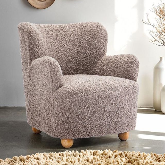 Furniture of America® Acaso Mushroom Accent Chair-1