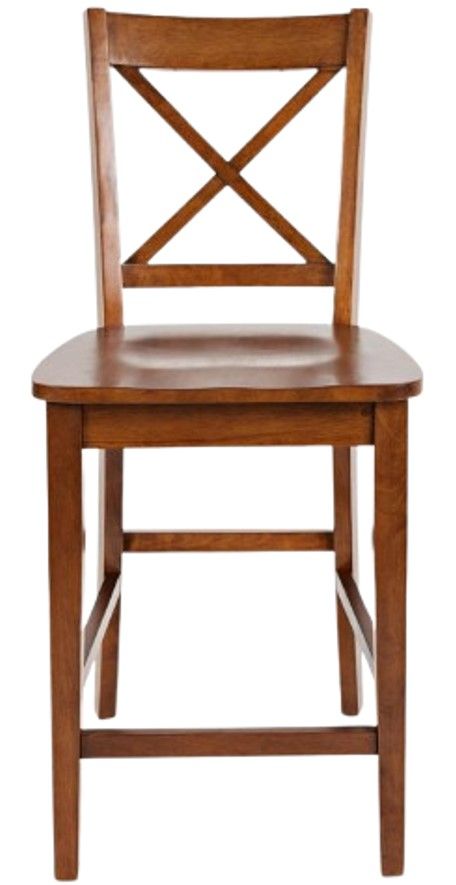 Jofran Inc. Simplicity Caramel Counter Stool-2