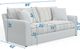 Jackson Furniture Lindsey Snow Sofa-5