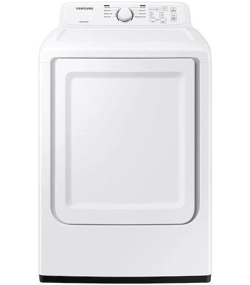 Samsung 7.2 Cu. Ft. White Vented Electric Dryer with Sensor Dry and-0