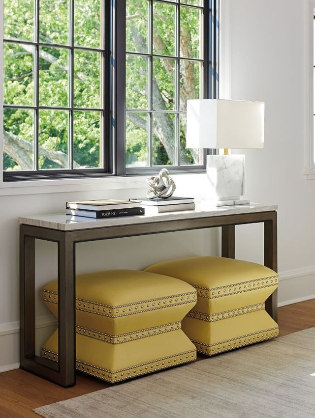 Lexington Home Customizable Ariana Wheatley Ottoman-1
