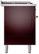Ilve® Nostalgie II Series 60" Burgundy Pro Style Dual Fuel Range-2