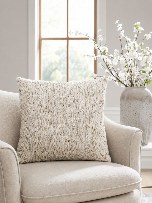 Signature Design by Ashley® Abler 4-Piece Gold/Gray/Ivory Pillow Set-1