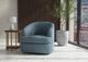 International Furniture Direct Tumbi Blue Swivel Accent Chair-1