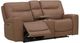 Liberty Furniture Bennett Butternut Leather Power Reclining Loveseat with Console-1