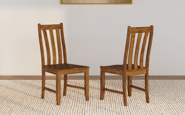 A-America® Silverdale Russet Slatback Dining Chair-3