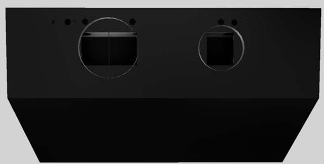 Vent-A-Hood® 42" Black Wall Mounted Range Hood-1