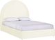 TOV Furniture Gumdrop Cream Queen Velvet Bed-0