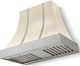 La Cornue CornuFé Cascade 36" Mountain Dew Mounted Range Hood with Polished Chrome Trim-0
