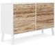 Signature Design by Ashley® Piperton 3-Piece Two-Tone Brown/White Queen Panel Platform Bed Set-2