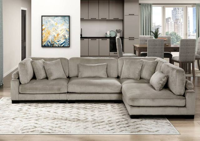 Homelegance® Traverse 4-Piece Taupe L-Shape Modular Sectional-1