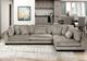 Homelegance® Traverse 4-Piece Taupe L-Shape Modular Sectional-1
