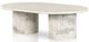 Four Hands Oranda Polished White Coffee Table-0