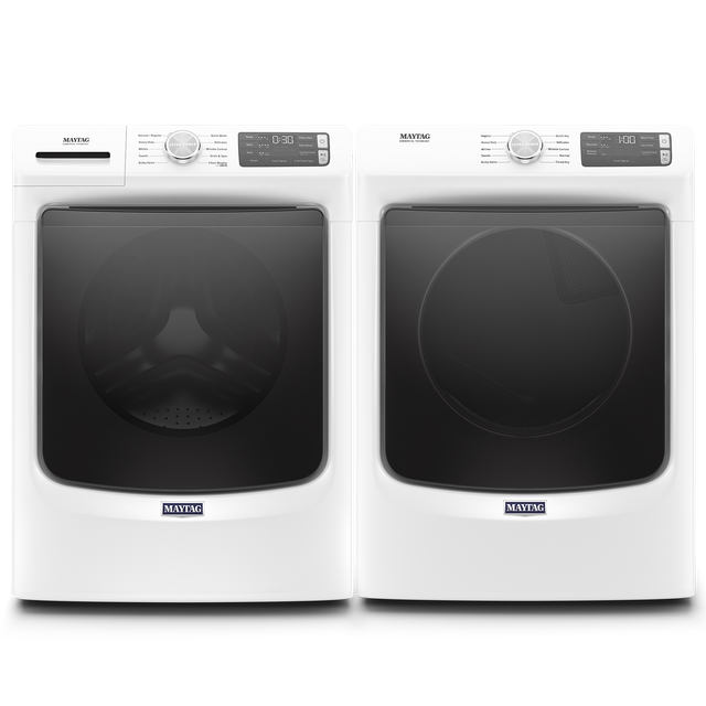 Maytag® White Front Load Laundry Pair-0
