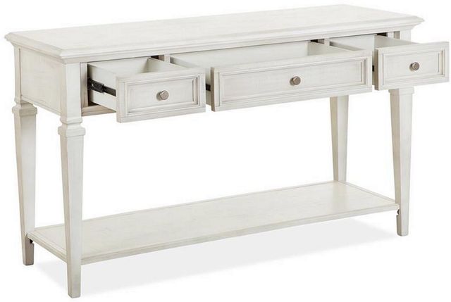 Magnussen Home® Newport Alabaster Sofa Table-2