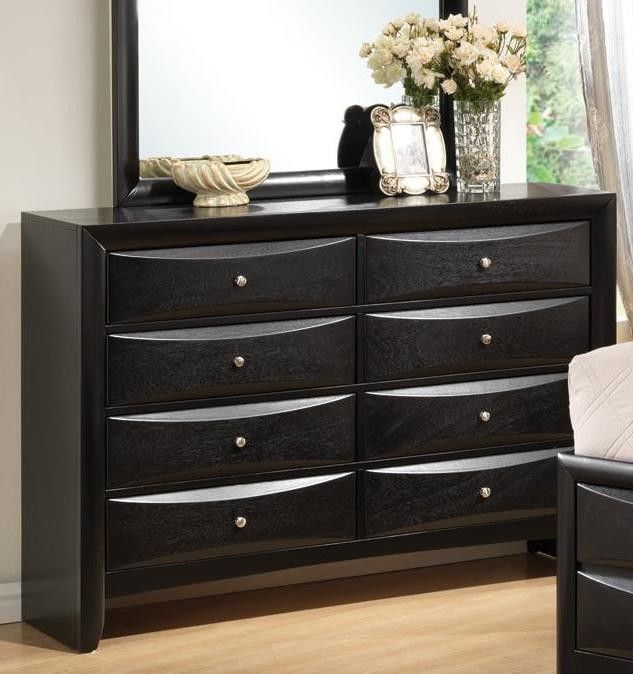 Coaster® Briana 4-Piece Black Queen Bedroom Set-3