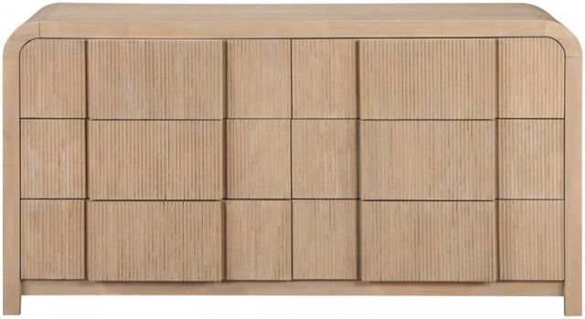 Meridian Furniture Fluted Natural Dresser-1