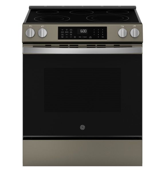 GE® 600 Series 30" Slate Slide-In Electric Range-0