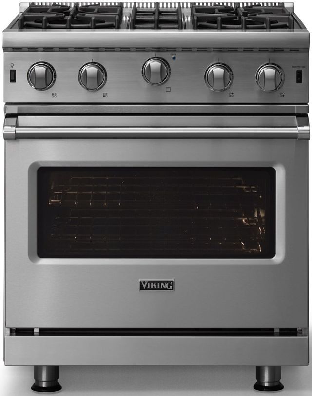 Viking® 5 Series 30" Stainless Steel Pro Style Natural Gas Range-3