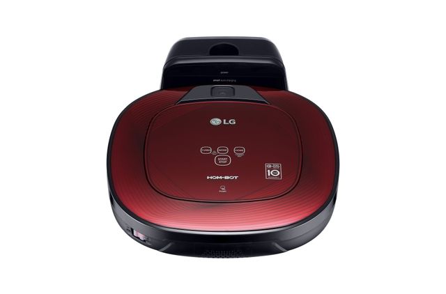 LG Hom-Bot Square Robotic Vacuum-Ruby Red-2