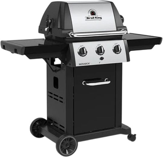 Broil King® Monarch™ 320 3-Burner Stainless Steel Freestanding Natural Gas Grill-2