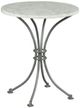 American Drew® Litchfield Dover White Chairside Table with Gray Base-0