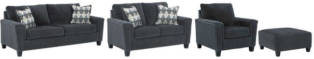 Signature Design by Ashley® Abinger 4-Piece Smoke Living Room Set-0