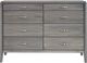 Mako Wood Furniture Sage Gray Dresser-0