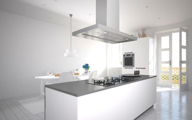 Faber Hoods Bella Isola 42" Stainless Steel Island Range Hood-1
