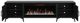 Legends Home Real Cozy Malibu Seal Skin Black 95" Fireplace Console-4