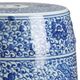 Chelsea House Zue Blue/White Garden Seat-1