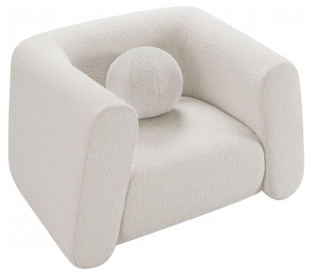 Meridian Furniture Abbington Cream Accent Chair-1
