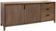 Stylecraft Linear Hardwood Brown Media Console-0