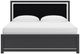 Signature Design by Ashley® Zuraleus Black King Upholstered Panel Bed-2