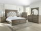 Steve Silver Co. Highland Park 4-Piece Tan Queen Panel Bedroom Set-1